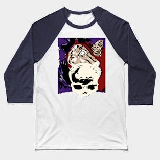 Cat and evil Baseball T-Shirt